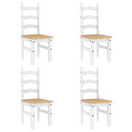 Трапезен комплект от 5 части Panama, Бяла бор масив