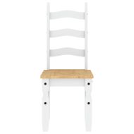 Трапезен комплект от 5 части Panama, Бяла бор масив