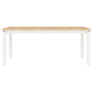 Трапезен комплект от 5 части Panama, Бяла бор масив