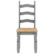 Трапезен комплект от 3 части Panama, сив бор масив