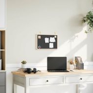 Табло с тебешир и рамка от масивна борова дървесина, черно