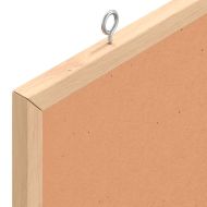Коркова дъска с рамка от масивна борова дървесина 40x30 cm
