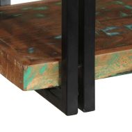 Стенен рафт Многоцветен масивен дървен материал Възстановена