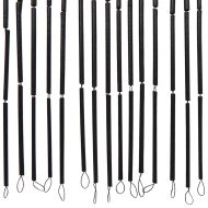 Завеса за врата срещу насекоми Тъмно сиво 90x220 cm Бамбук