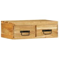 Стенен шкаф за телевизор 60x30x19 cm Масивна дървесина Акация