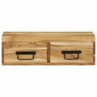 Стенен шкаф за телевизор 60x30x19 cm Масивна дървесина Акация