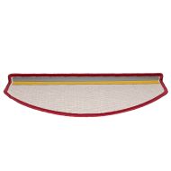 Изтривалки за стълби, 30 бр., 65x24x4 см, червени, полукръгли, големи