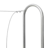 Стойка за дърва за огрев с дъждобран Поцинкована стомана