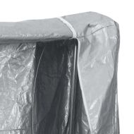 Стойка за дърва за огрев с дъждобран Поцинкована стомана