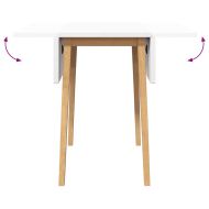 трапезна маса естествено масивно дърво гума