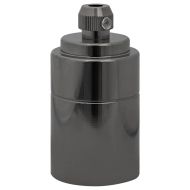 Лампи 2 бр. лъскави черни E27