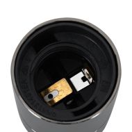 Лампи 2 бр. лъскави черни E27