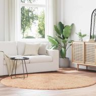 Шаги килим с дълъг косъм, NAVARRA, Бежов, 200x200 см, полиестер