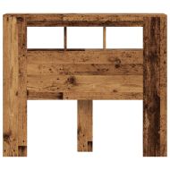 LED табла за глава Старо дърво Инженерна дървесина