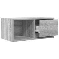 ТВ шкафове 2 бр Сив сонома 60x31x25,5 см инженерно дърво