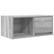 ТВ шкафове 2 бр Сив сонома 60x31x25,5 см инженерно дърво