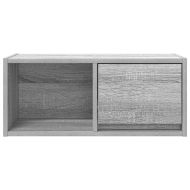 ТВ шкафове 2 бр Сив сонома 60x31x25,5 см инженерно дърво