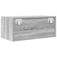 ТВ шкафове 2 бр Сив сонома 60x31x25,5 см инженерно дърво