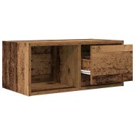 ТВ шкафове 2 бр Старо дърво 60x31x25,5 см инженерно дърво