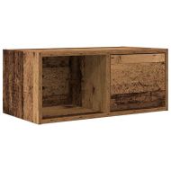 ТВ шкафове 2 бр Старо дърво 60x31x25,5 см инженерно дърво