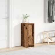 Шкаф за обувки старо дърво 29,5x34x76 см инженерна дървесина