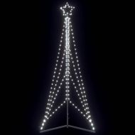 LED коледна елха 483 светодиода студено бяло 240 см