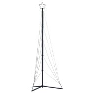 LED коледна елха 525 светодиода синьо 302 см