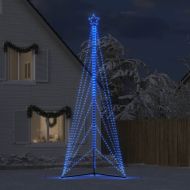 LED коледна елха 861 светодиода синьо 478 см