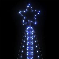 LED коледна елха 861 светодиода синьо 478 см