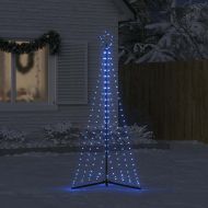 LED коледна елха 339 светодиода синьо 187 см