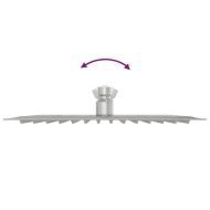 Дъждовна душ глава от неръждаема стомана 304 25x25 cm Square