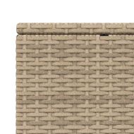 Шезлонг с плаваща възглавница Beige Poly Rattan