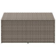 Градинска кутия за съхранение, сива, 110x50x58 см, полиратан