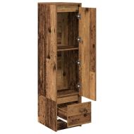 Висока дъска Старо дърво 29,5x34x119,5 см инженерно дърво