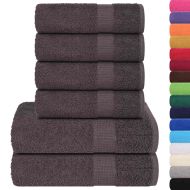 Комплект кърпи FROGN от 6 части Антрацит 360 г/м²