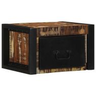 Нощни шкафчета 2 бр. многоцветен масивна дървесина възстановена