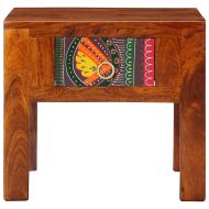 Нощно шкафче 40x40x36 cm масивна дървесина акация