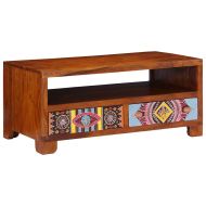 Маса за кафе, 90x50x40 см, акациево дърво масив
