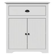 vidaXLS Шкаф за антре "BODO" Бял 80x35x90 cm