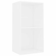 Библиотека, бяла, 40x30x76,5 см, инженерно дърво