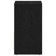 Шкаф за баня, черен дъб, 60x33x60 см, инженерно дърво