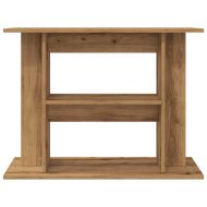 Стойка за аквариум, дъб, 80x35x60 см, инженерно дърво