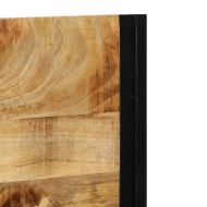 табла за глава 120 cm от масивно дърво манго и желязо