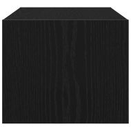 ТB шкафове, 2 бр, черен дъб, 60x31x25,5 см, инженерно дърво