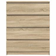 Сайдборд, дъб сонома, 80x35x99 см, инженерно дърво