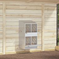 Кутия за гнездене на пилета с 4 отделения, галванизиран