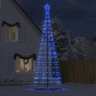 LED коледна елха 1534 светодиода синьо 500 см