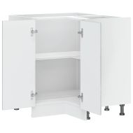 Кухненски ъглов шкаф Porto, бетонно сив, инженерно дърво