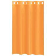 Пердета от воал с втулки, 2 бр, оранжево, 140x175 см