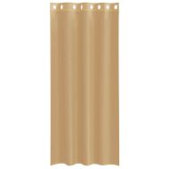 Пердета от воал с втулки, 2 бр, пясъчно